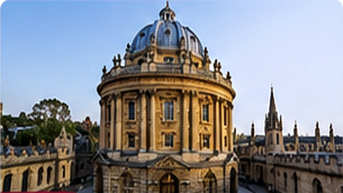 Oxford Radcliffe Camera manzarası