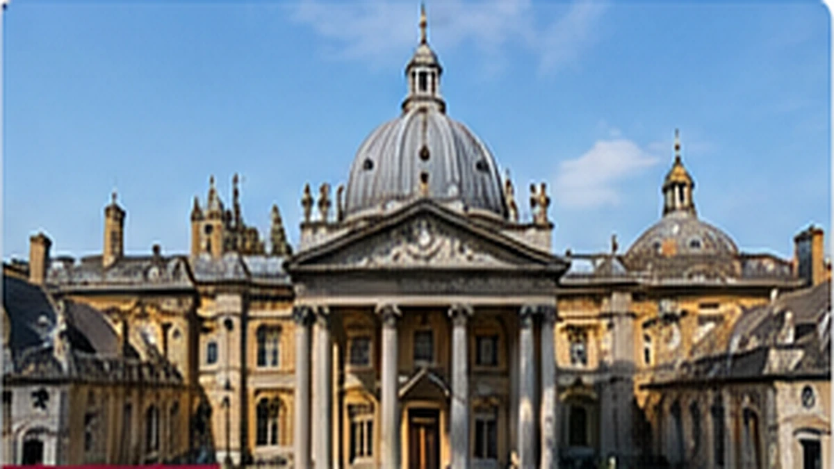 Oxford Sheldonian Theatre ve üniversite binaları